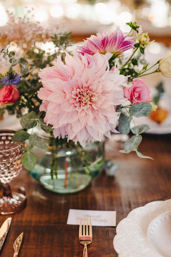 Floral garden wedding in Ontario