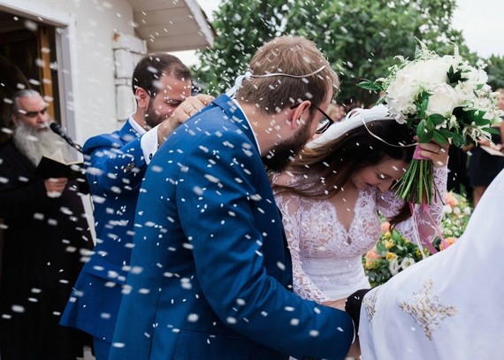 DIY backyard summer wedding in Athens, Greece