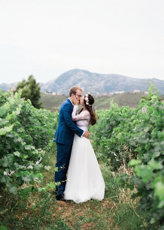 DIY backyard summer wedding in Athens, Greece