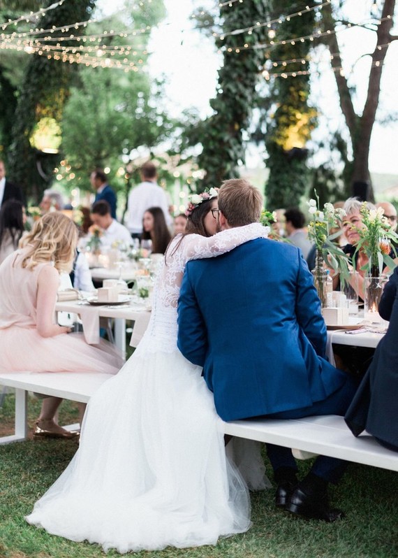 DIY backyard summer wedding in Athens, Greece