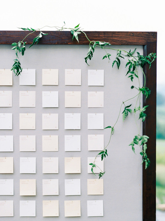 simple sophisticated seating chart Inspiration