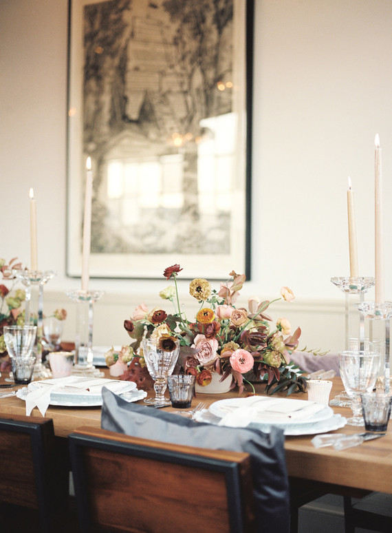Fall dinner party ideas from The Wedding Artists Collective Inspiration
