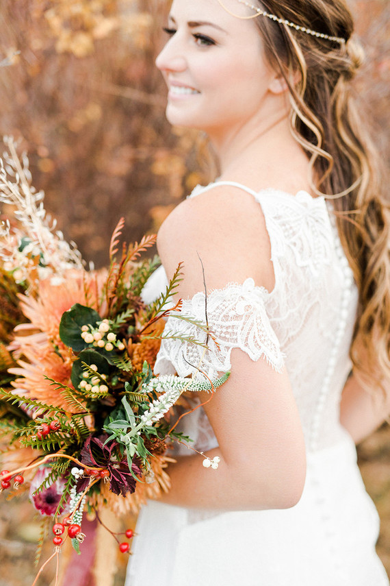 Organic fall wedding inspiration Inspiration