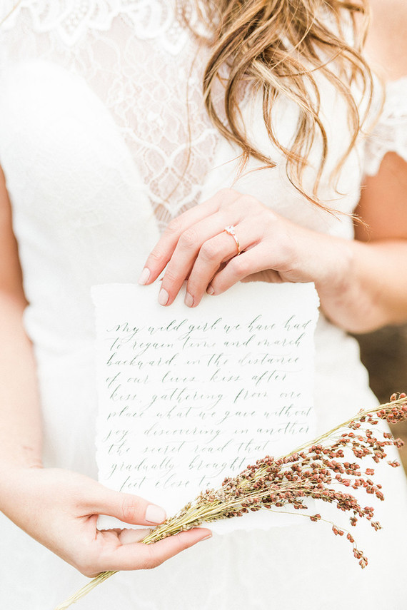 Organic fall wedding inspiration