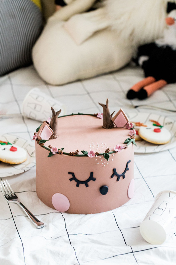 Tutus and reindeers kids christmas party