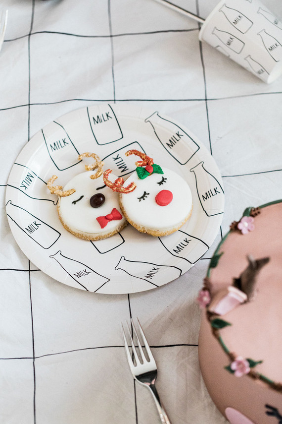 Tutus and reindeers kids christmas party