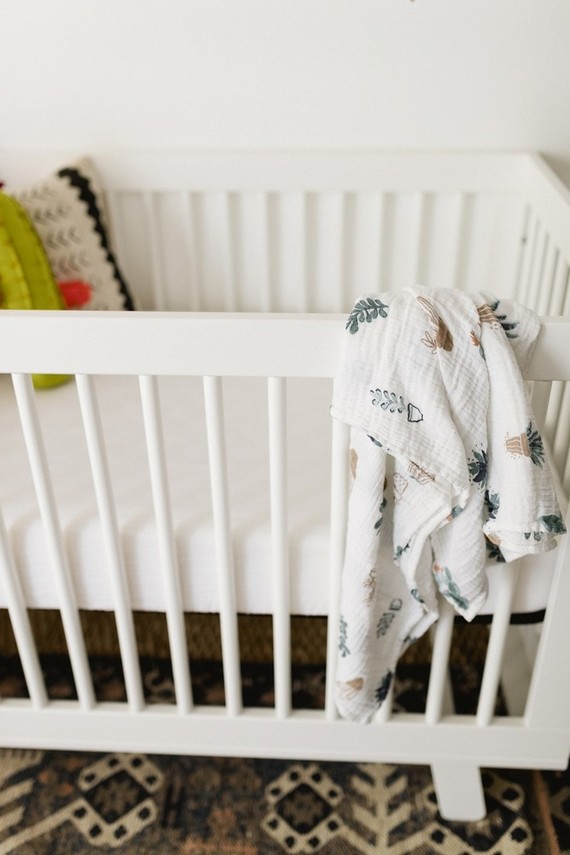 Classic modern boy's nursery and newborn photos