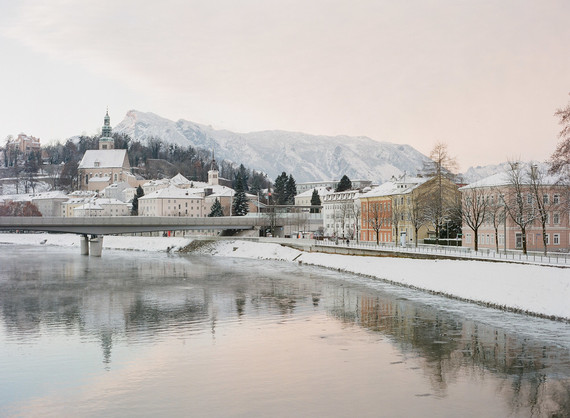 Salzburg Austria in Winter on 100 Layer Cake