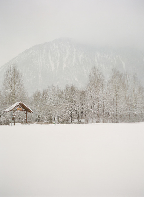 Salzburg Austria in Winter on 100 Layer Cake