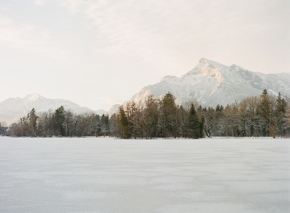Salzburg Austria in Winter on 100 Layer Cake