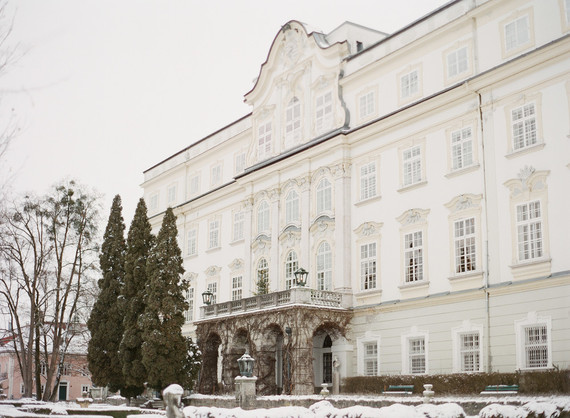 Salzburg Austria in Winter on 100 Layer Cake