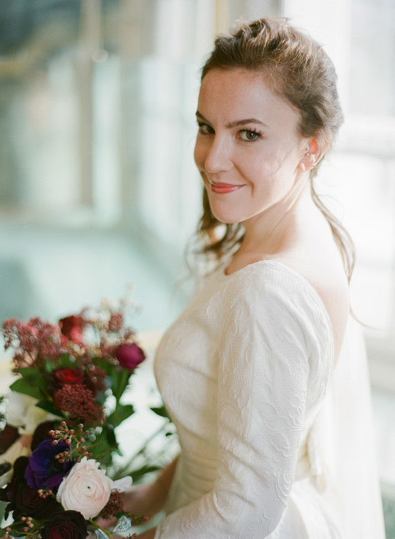 Elegant snowy Christmas wedding in Salzburg Austria on 100 Layer Cake