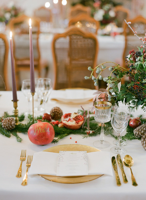 Elegant snowy Christmas wedding in Salzburg Austria on 100 Layer Cake Inspiration