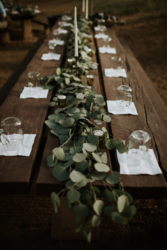 Intimate fall camp wedding at Mount Laguna in San Diego Inspiration