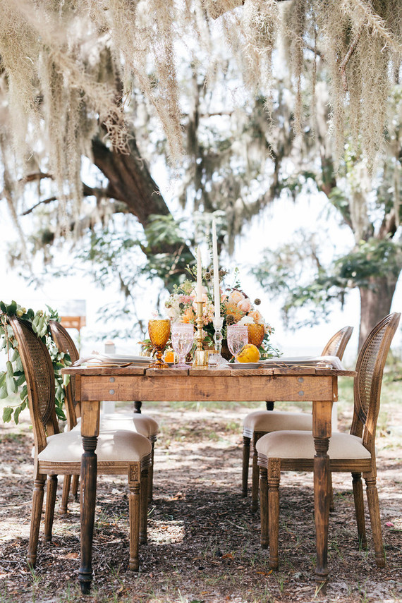 Elegant southern fall wedding ideas on Mobile Bay