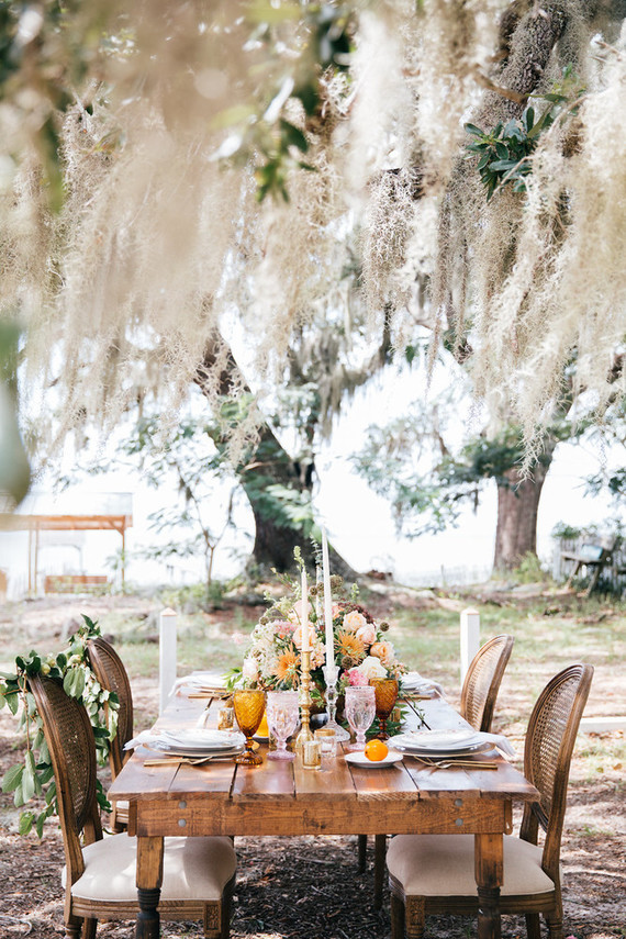 Elegant southern fall wedding ideas on Mobile Bay