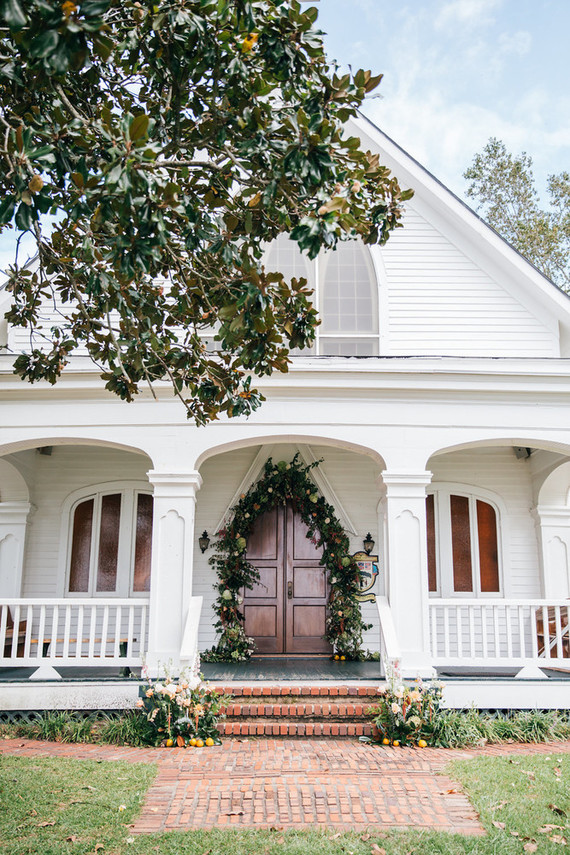 Floral historic church decor Inspiration