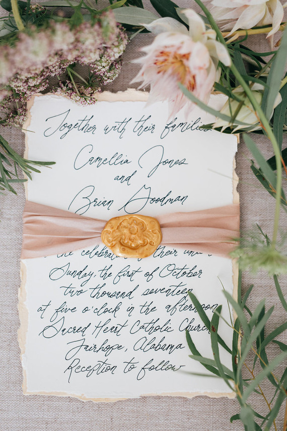 Elegant southern fall wedding ideas on Mobile Bay