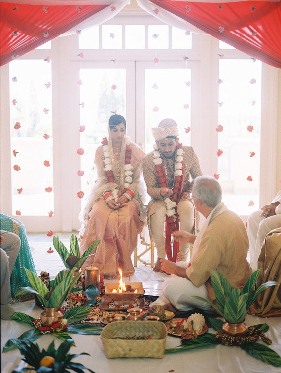 Modern Hindu and Sikh wedding on Maui