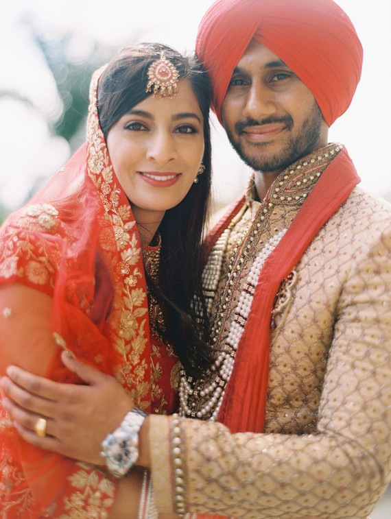 Modern Hindu and Sikh wedding on Maui