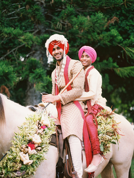 Modern Hindu and Sikh wedding on Maui