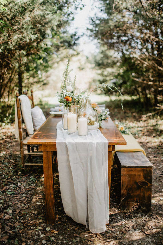 Vintage fall brunch wedding inspiration Inspiration