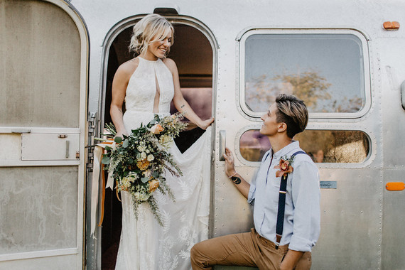 Vintage fall same-sex wedding inspiration Inspiration