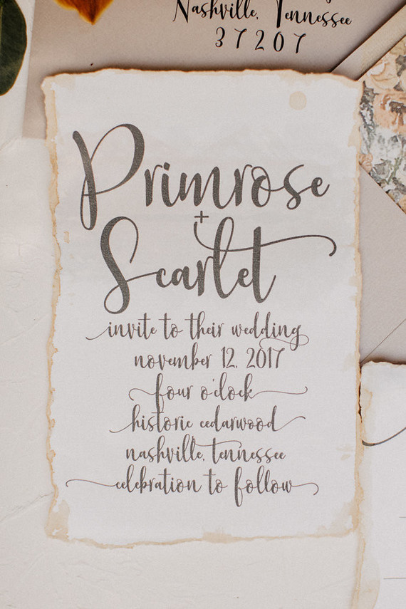 Vintage fall brunch wedding inspiration