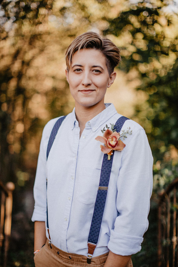 Vintage fall same-sex wedding inspiration