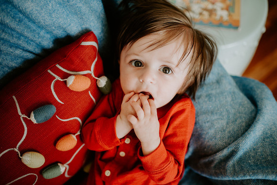 Festive Christmas nursery decor