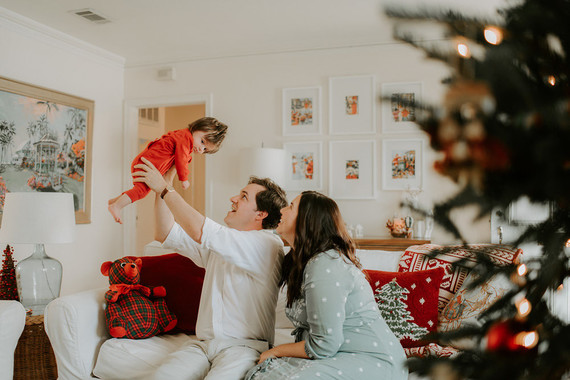 Festive Christmas nursery decor