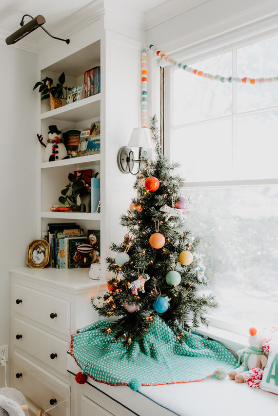 Festive Christmas nursery decor