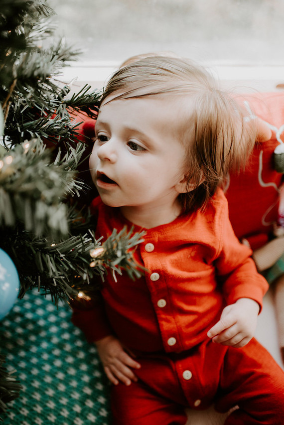 Festive Christmas nursery decor