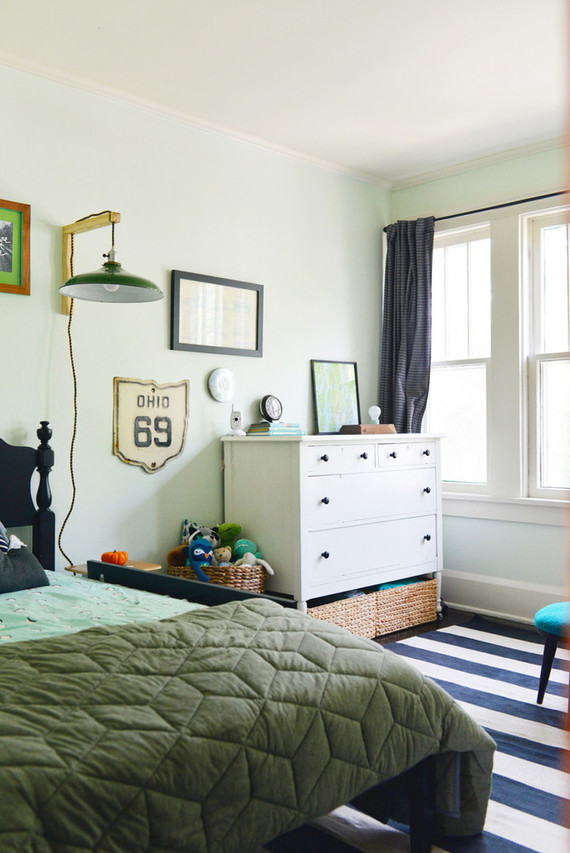vintage inspired little boy's room