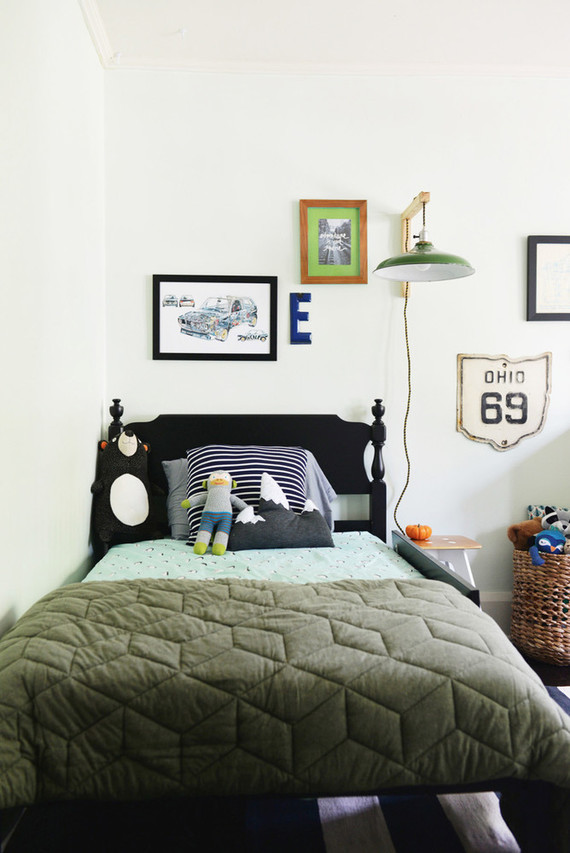 vintage inspired little boy's room