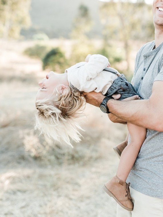 Rustic sparkle holiday family photos in San Diego