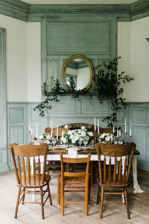 Elegant winter garden wedding ideas in Virginia