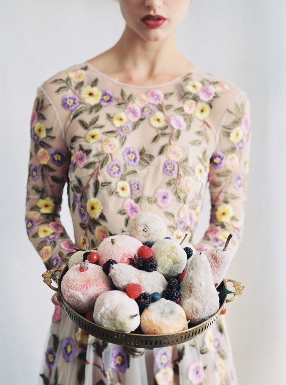 Floral festive holiday fashion inspiration