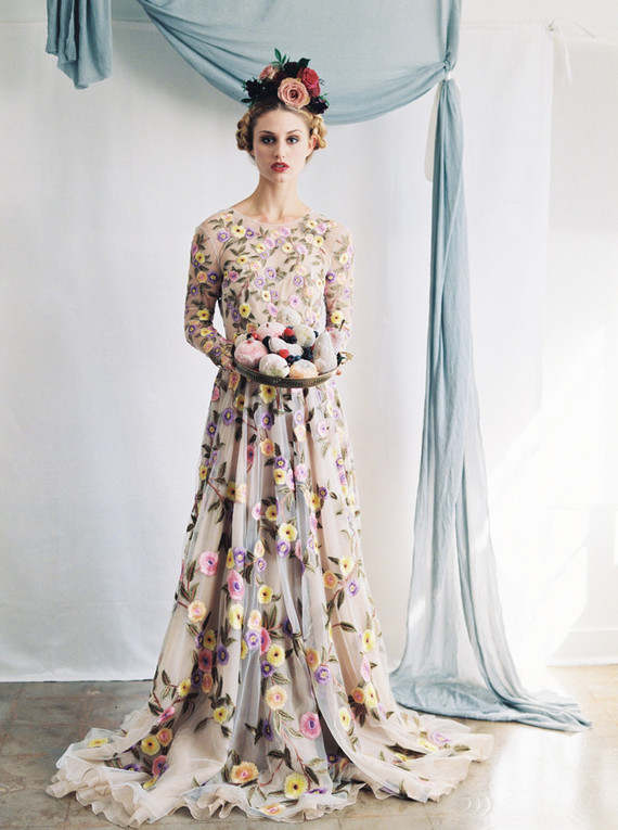 Floral festive holiday fashion inspiration