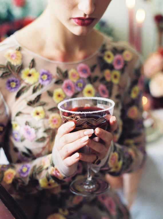 Jewel-tone festive holiday party ideas