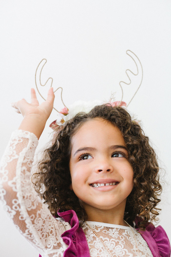 reindeer headband for little girls