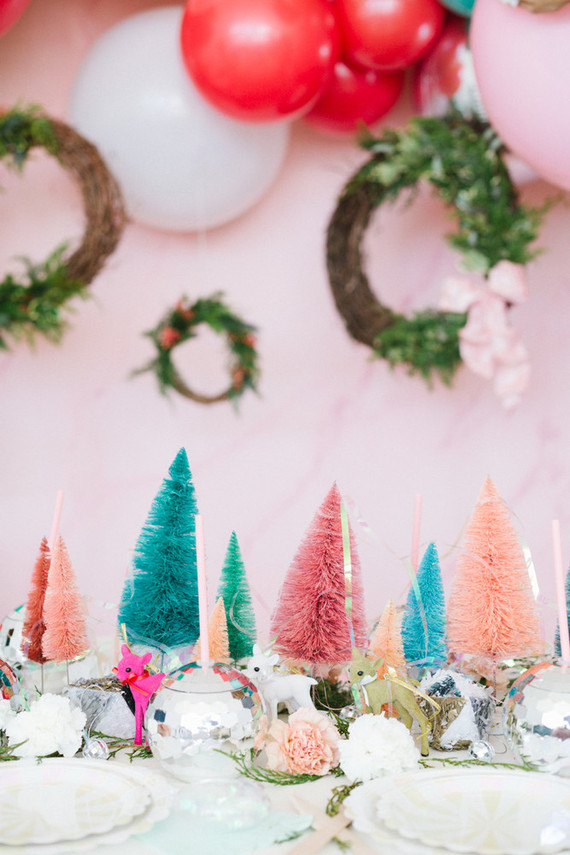 Bright festive kids Christmas party on 100 Layer Cakelet Inspiration