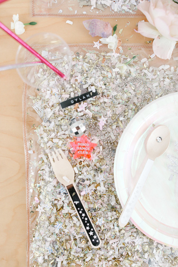 Girly, sparkly NYE party for kids with Beijos Events on 100 Layer Cakelet