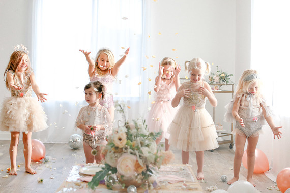 Girly, sparkly NYE party for kids with Beijos Events on 100 Layer Cakelet Inspiration