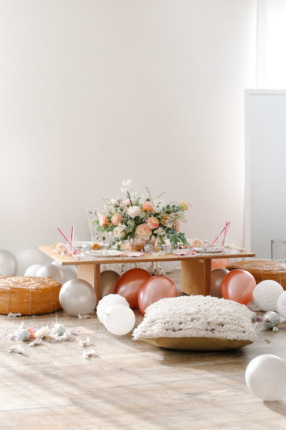 Girly, sparkly NYE party for kids with Beijos Events on 100 Layer Cakelet