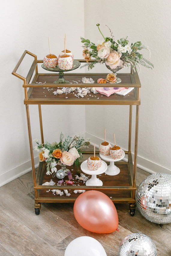 Girly, sparkly NYE party for kids with Beijos Events on 100 Layer Cakelet