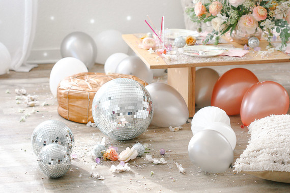 Girly, sparkly NYE party for kids with Beijos Events on 100 Layer Cakelet