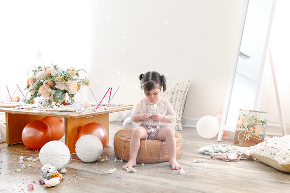 Girly, sparkly NYE party for kids with Beijos Events on 100 Layer Cakelet