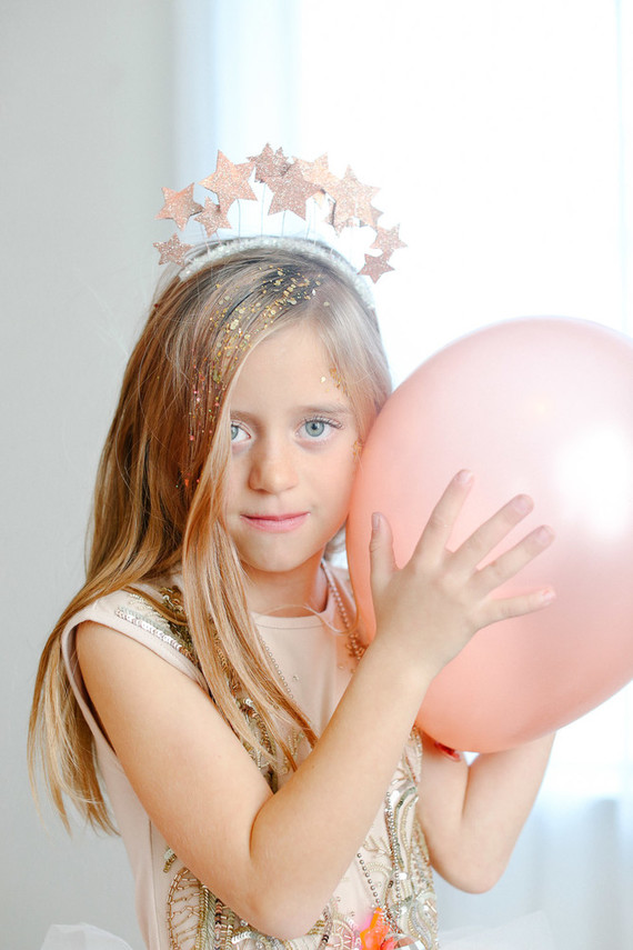 Girly, sparkly NYE party for kids with Beijos Events on 100 Layer Cakelet