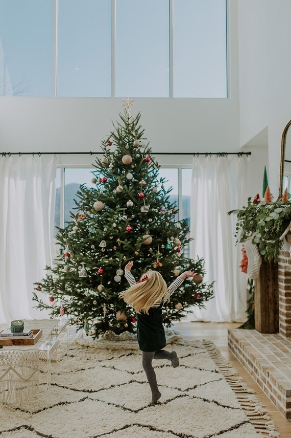 Festive family home and Christmas photos